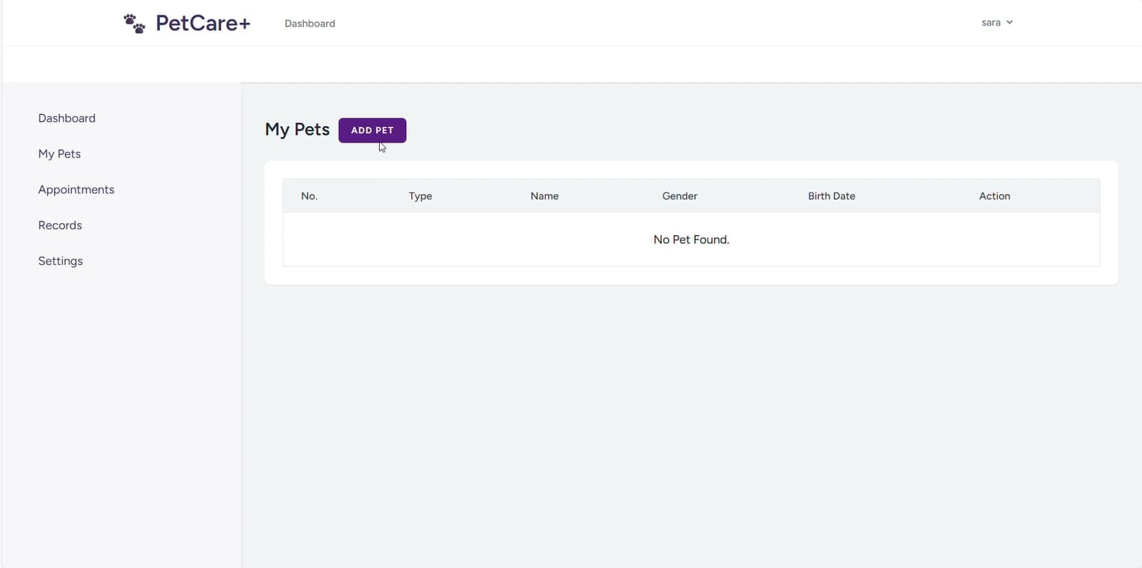 PetCare Clinic System